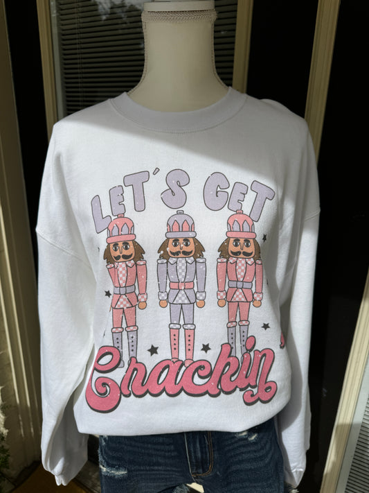 LETS GET CRACKIN CREWNECK