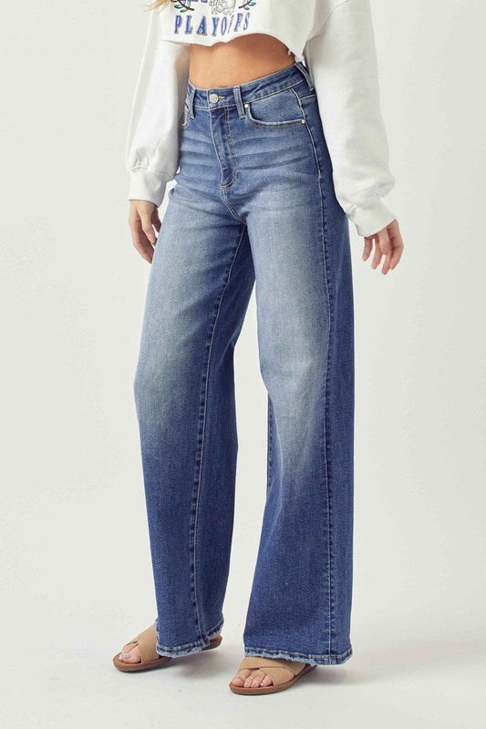 RISEN HIGH WIDE FLARE BASIC JEAN